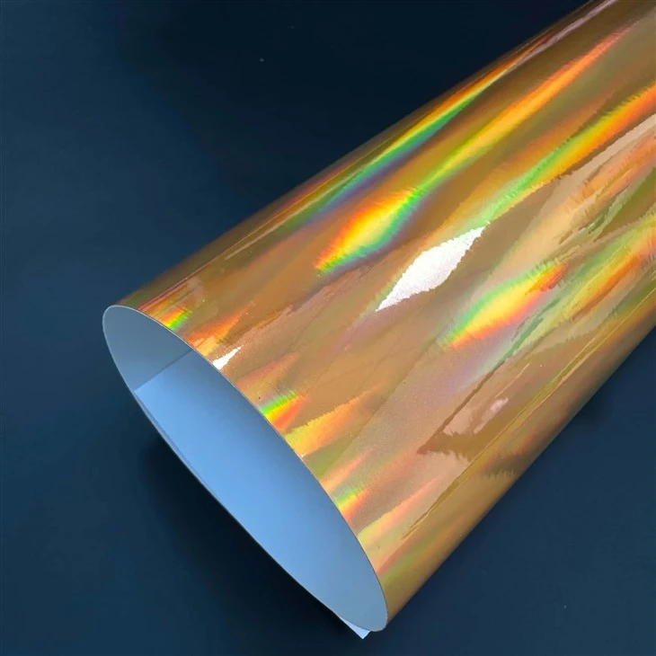 Finyl Beic Modur Holograffig-HoloChrome Gold